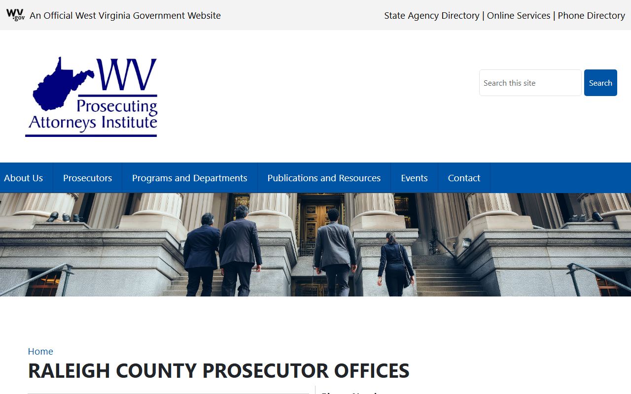 Raleigh County court records prosecutor office listing after arrest
