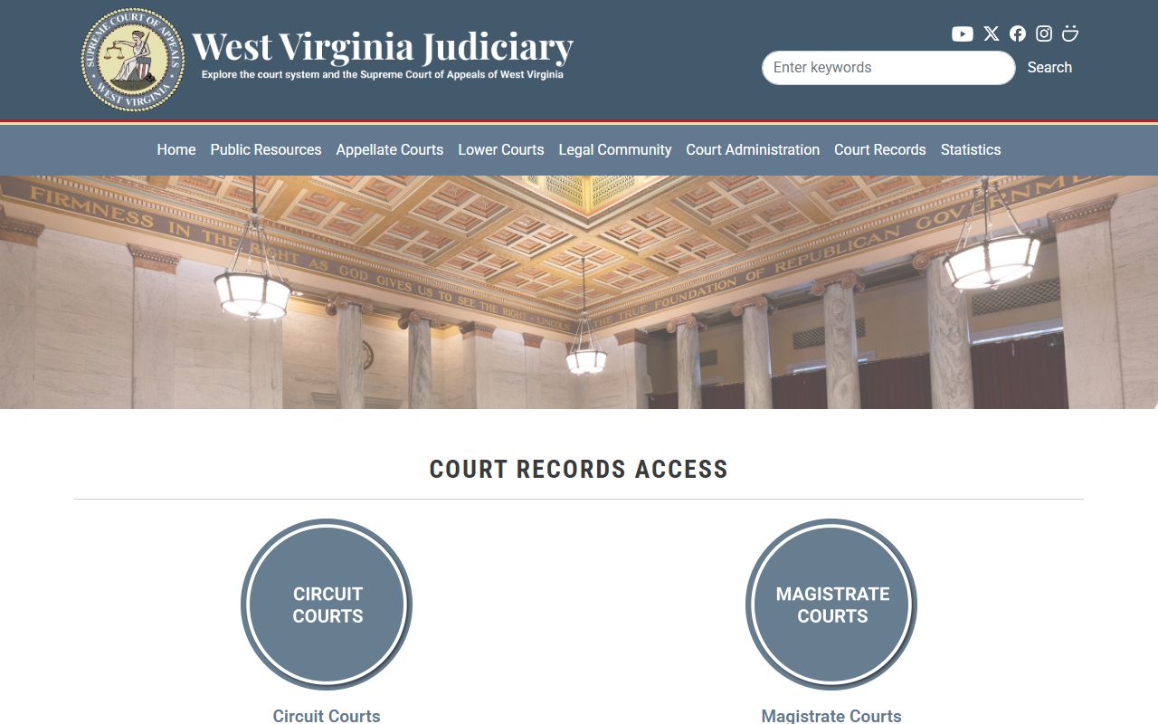 Raleigh County court records after jail arrest access page